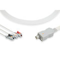 Cables & Sensors Fukuda Denshi ECG Telemetry Leadwire - 3 Leads Pinch/Grabber LFD3-90P0
